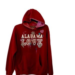 Red Alabama Love Hoodie